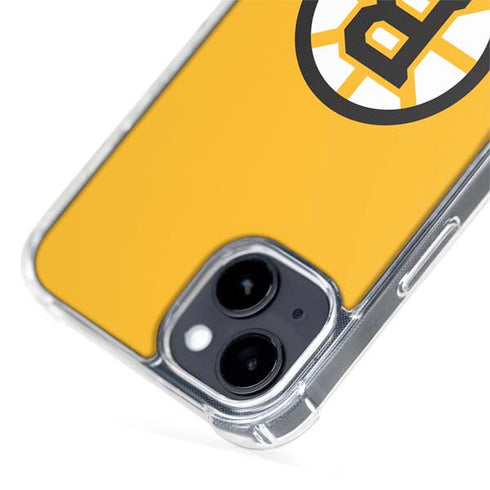 NHL Boston Bruins Solid Background iPhone 15 MagSafe Case